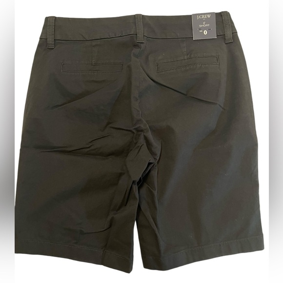 NWT J. Crew 9” Bermuda Shorts Black size 0 high rise modest - Picture 8 of 14